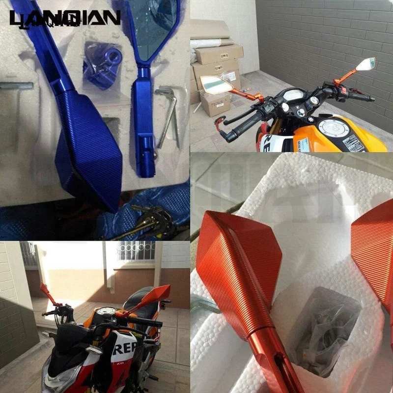 Motorradzubehör Rückspiegel für Honda CB CBR 300 600F 1000R 1100 cb650f 500x cbr 125 cb400 cb190r xsr900 Teile