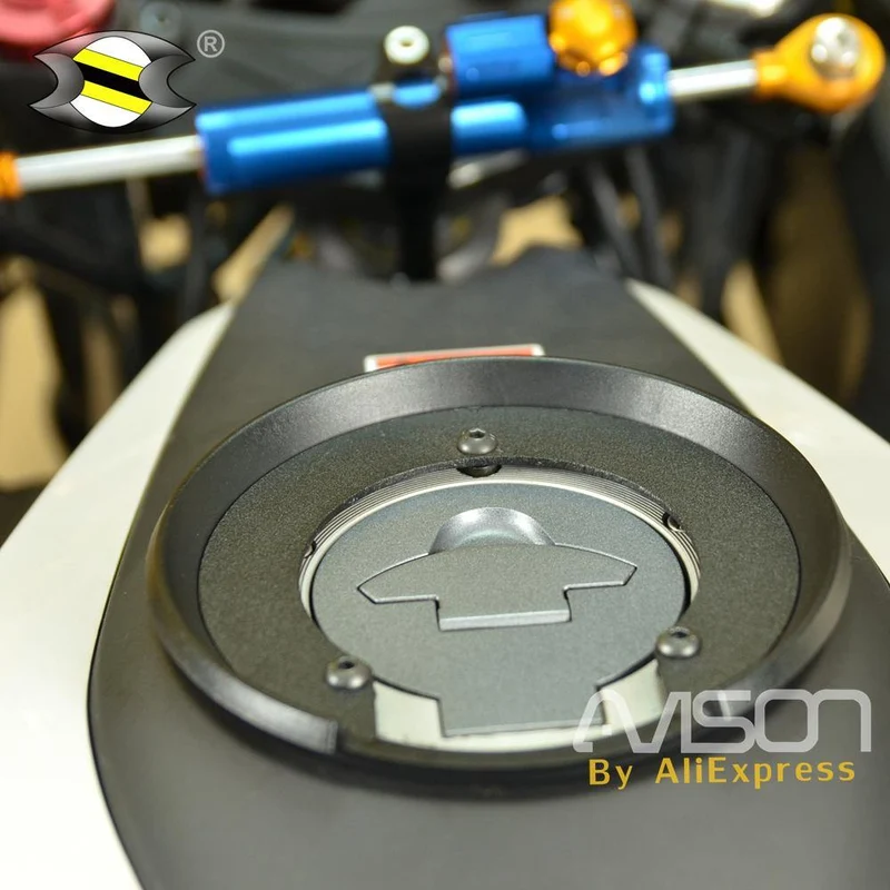 Motorrad Tankrucksack Adapter QUICK-LOCK Easy Lock Tankring Allgemeine Teile (Nylonring)