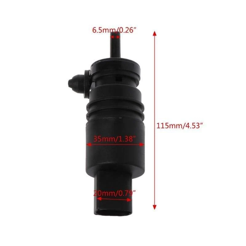 Scheibenwaschpumpe / Motor Auto Autoteile Für BMW E46 E38 E39 E60 E65 E53 X5 Z4-KKO (Schwarz)