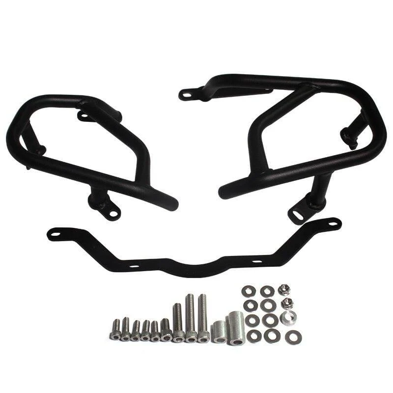 Cherk Black Silvery Massivrohrschutz Motorschutz Crash Bars Protector Für BMW S1000XR 2015 2016 2017 2018 Motorradteile