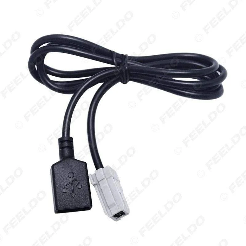 10-teiliges Auto-Aux-Audioeingangsmedium Datenkabel Originalstecker zum USB-Adapter-Anschluss für Toyota RAV4 EZ Verso Camry