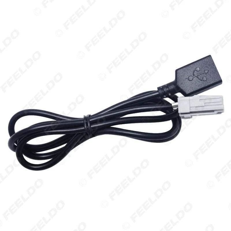 10-teiliges Auto-Aux-Audioeingangsmedium Datenkabel Originalstecker zum USB-Adapter-Anschluss für Toyota RAV4 EZ Verso Camry