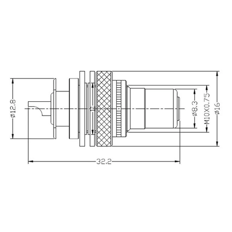 EIZZ RCA-Buchsenanschluss Tellur-Kupferpolierbuchse ohne Nickel-Gold-Gehäuse Adapterklemmenstecker 1PC