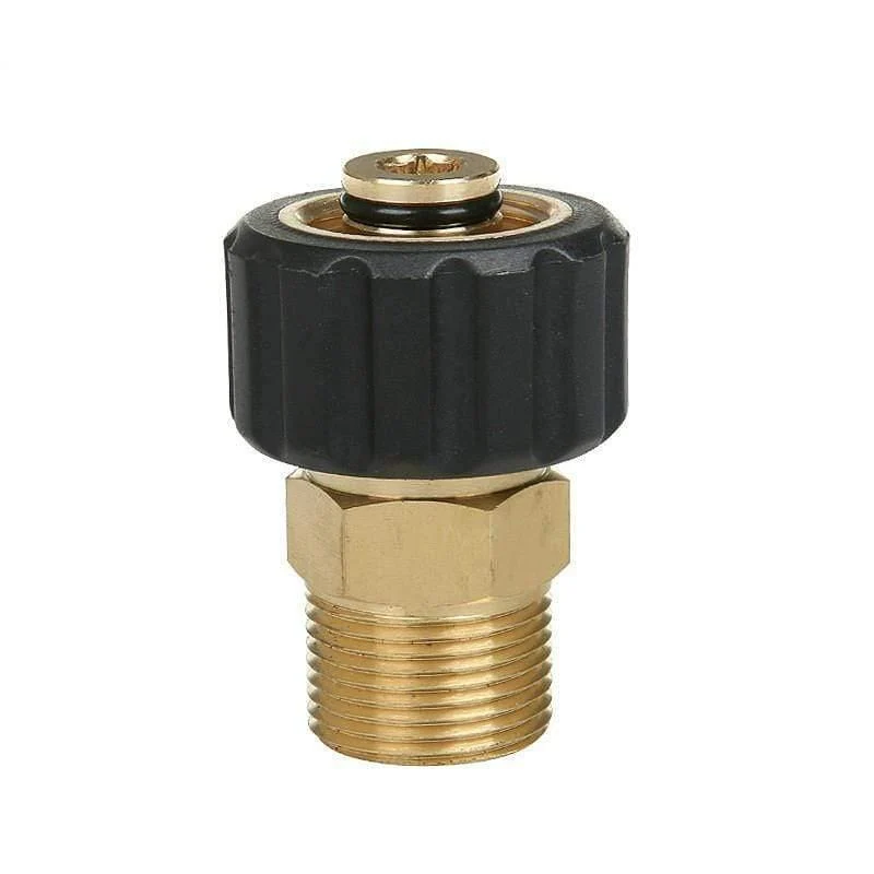 Hochdruckreiniger-Adapter, Schaumlanzen-Adapter, M22 x 14 mm, M22 x 15 mm Außengewinde, Gartenschlauch, Hochdruckreiniger-Zubehör