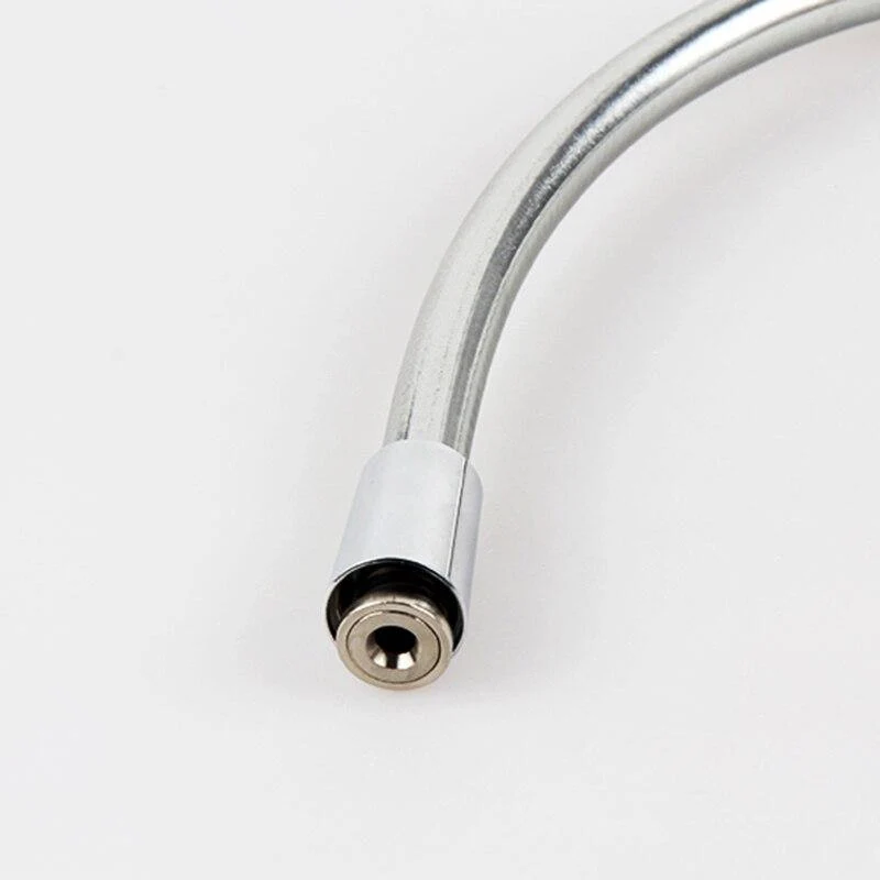 LEDFRE PVC-Brauseschlauch, silberfarbener PVC-Schlauch, flexibler Sanitärschlauch für Badezimmer, Handbrause, F1/2 x F1/2, für 16 Zoll, 40 Zoll, 60 Zoll, 80 Zoll