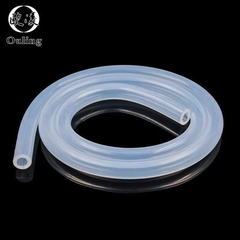 5 Meter / 2 Meter Kostenloser Versand Silikonschlauch für Lebensmittelqualität Frostschutzschlauch Pumpenschlauch ID2 4 5 6 7 8 10 Mm Transparenter VMQ