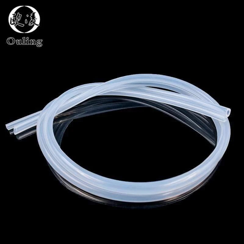 5 Meter / 2 Meter Kostenloser Versand Silikonschlauch für Lebensmittelqualität Frostschutzschlauch Pumpenschlauch ID2 4 5 6 7 8 10 Mm Transparenter VMQ
