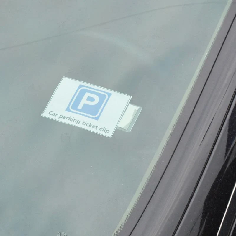 1 Stück Auto Styling Parkschein Clip Auto Verschluss Karte Geldscheinhalter Organizer Windschutzscheibenaufkleber Für Audi VW Kia BMW Toyota