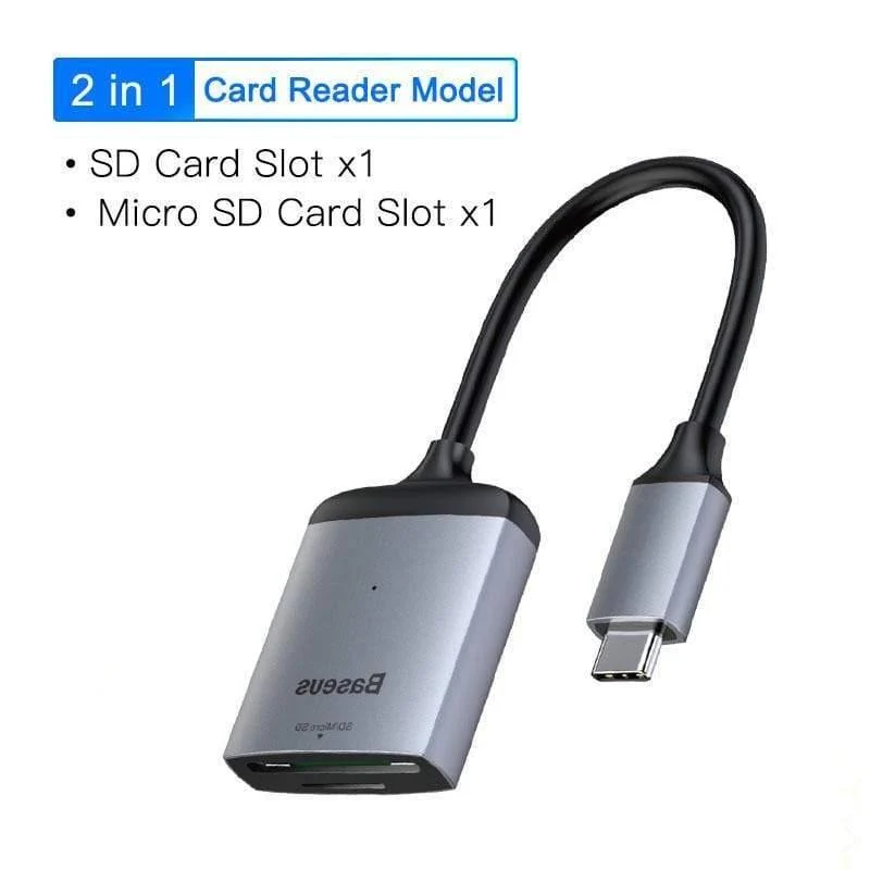 Baseus Multi USB C HUB auf 3.0 USB HDMI Adapter für MacBook Pro Zubehör Typ C HUB RJ45 Kartenleser Ethernet USB Splitter