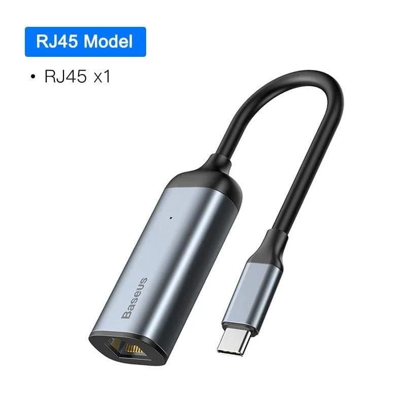Baseus Multi USB C HUB auf 3.0 USB HDMI Adapter für MacBook Pro Zubehör Typ C HUB RJ45 Kartenleser Ethernet USB Splitter