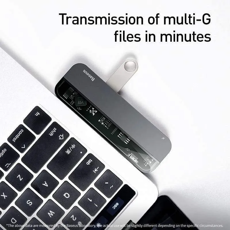 Baseus USB C HUB zu Multi HDMI USB 3.0 USB HUB für MacBook Adapter Zubehör Pro Thunderbolt 3 SD-Kartenleser Typ C USB HUB