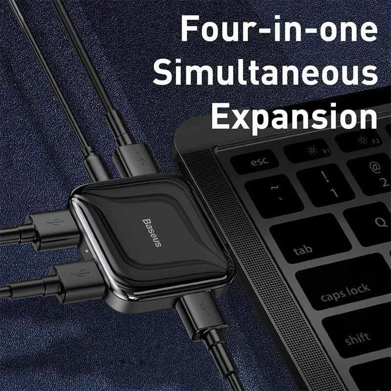 Baseus USB HUB USB C HUB zu USB 2.0 für MacBook Pro Air iPad Pro 2020 Typ C HUB 4 Anschlüsse USB 2.0 HUB für Xiaomi Samsung Notebook