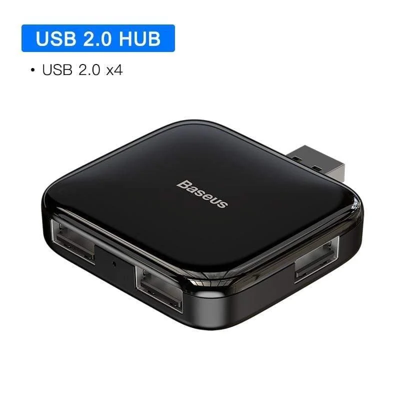 Baseus USB HUB USB C HUB zu USB 2.0 für MacBook Pro Air iPad Pro 2020 Typ C HUB 4 Anschlüsse USB 2.0 HUB für Xiaomi Samsung Notebook