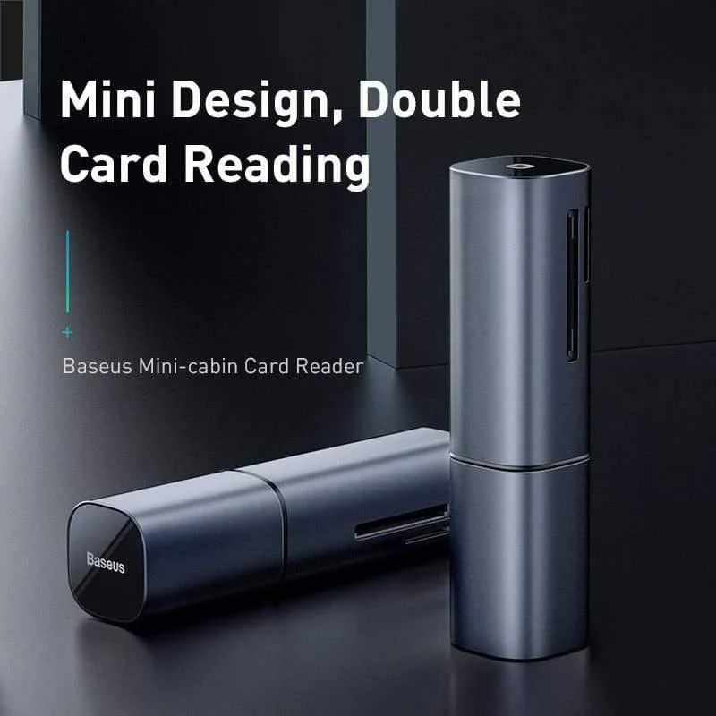 Baseus 2-in-1-Kartenleser, USB 3.0 Typ C auf TF, Micro-SD-Kartenleser für MacBook Pro, Huawei P30 Pro, Smart OTG-Speicherkartenleser
