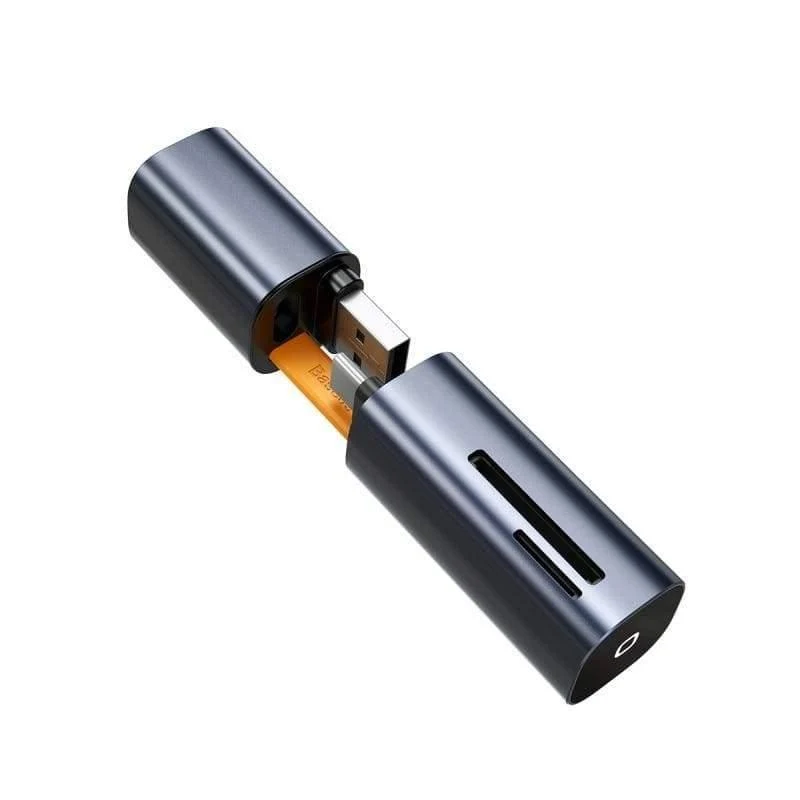 Baseus 2-in-1-Kartenleser, USB 3.0 Typ C auf TF, Micro-SD-Kartenleser für MacBook Pro, Huawei P30 Pro, Smart OTG-Speicherkartenleser