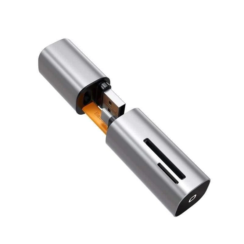 Baseus 2-in-1-Kartenleser, USB 3.0 Typ C auf TF, Micro-SD-Kartenleser für MacBook Pro, Huawei P30 Pro, Smart OTG-Speicherkartenleser