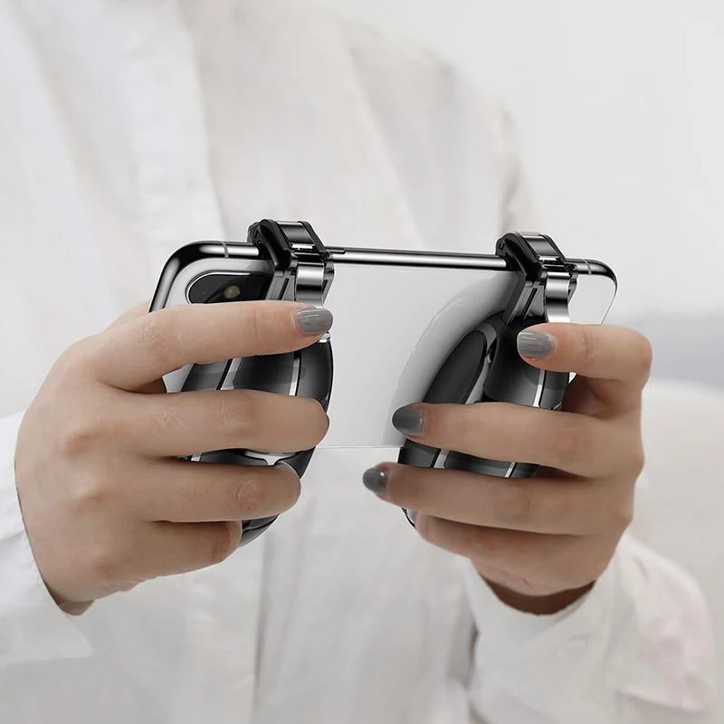 Baseus Gamepad Für PUBG IOS Android Joystick Joypad L1 R1 Handy Game Pad Shooter Controller Trigger Feuerknopf Griff