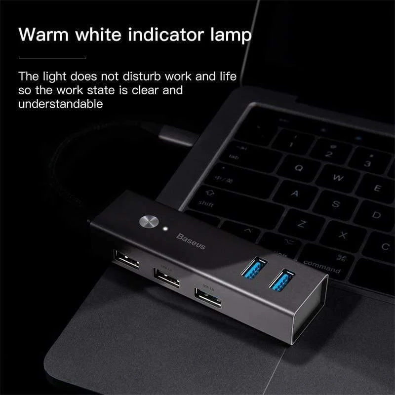 Baseus USB C HUB zu USB 3.0 USB 2.0 USB HUB für MacBook Pro Surface Pro 6 Typ C HUB Erweitern Sie 5 Ports USB-Anschlüsse USB-Splitter