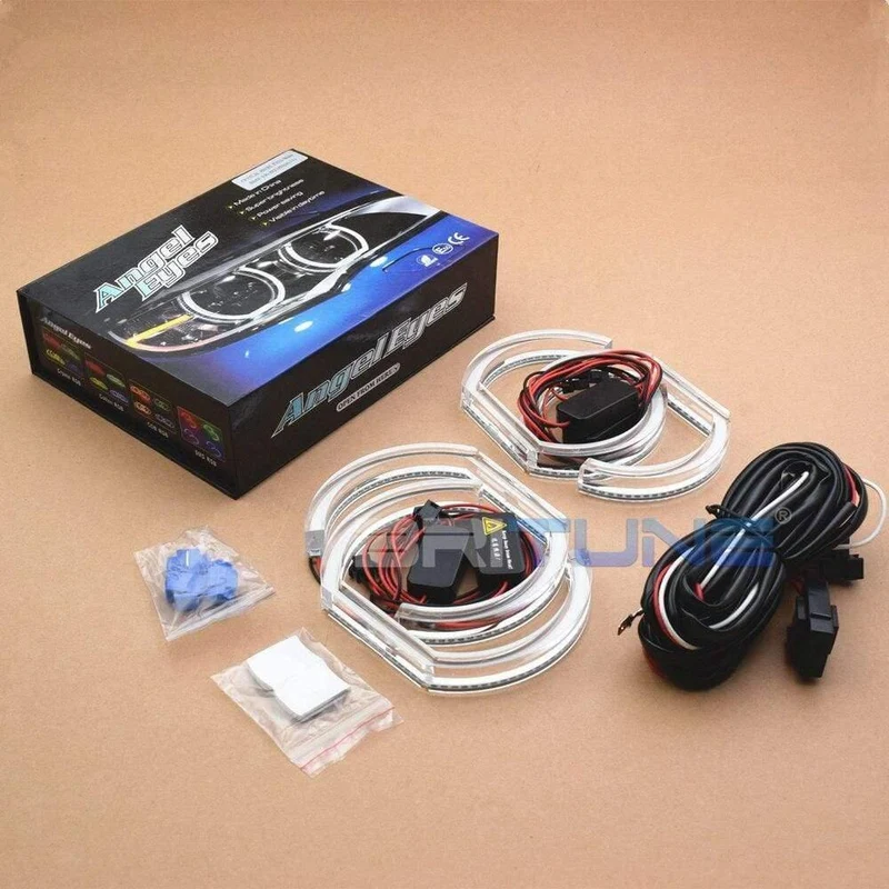 DTM Angel Eyes Für BMW F01 F02 F03 F04 730d 740d 740i 750i 760i Xenon-Scheinwerfer Blinker Halos Kit Zubehör Tuning