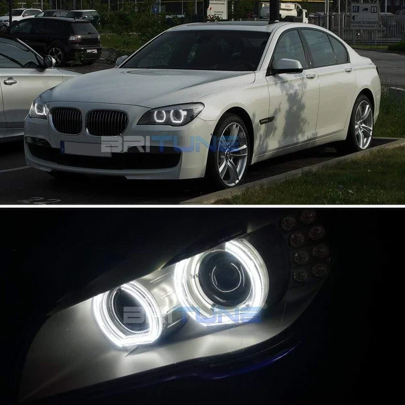 DTM Angel Eyes Für BMW F01 F02 F03 F04 730d 740d 740i 750i 760i Xenon-Scheinwerfer Blinker Halos Kit Zubehör Tuning