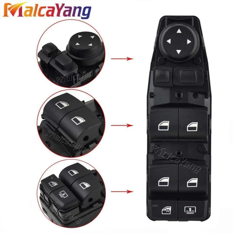 BMW F02 F04 F06 F07 F10 F11 F18 Fahrerfenster Spiegelschalter Steuergerät Auto Styling Ersatzteile
