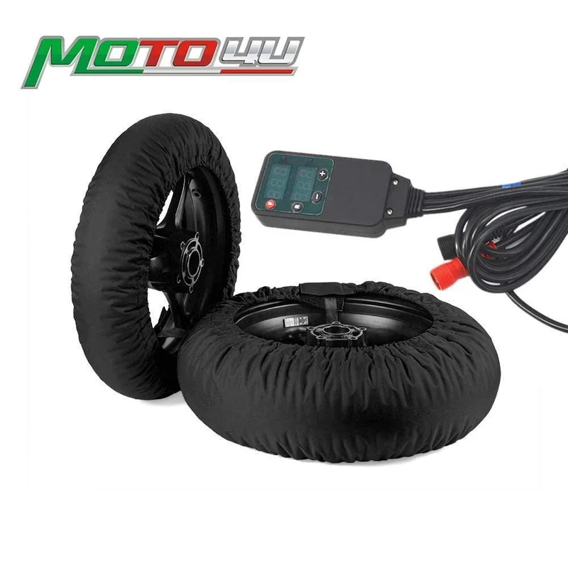 Digitaler Reifenwärmer Motorrad Reifenwärmerrad 120/200 120/190 120/180 120/165 110/120 Set Vorder- und Hinterrad-Rennsportteile