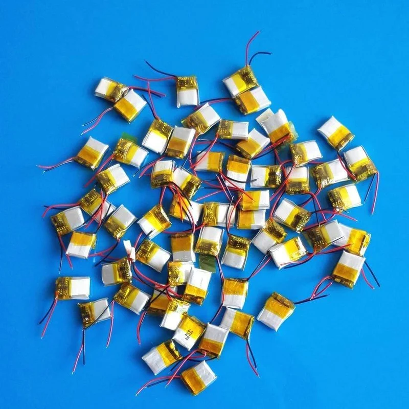 50 Stück 30mAh kleiner Lithium-Polymer-Lipo-Akku 3.7 V für MP3-Bluetooth-Lautsprecher
