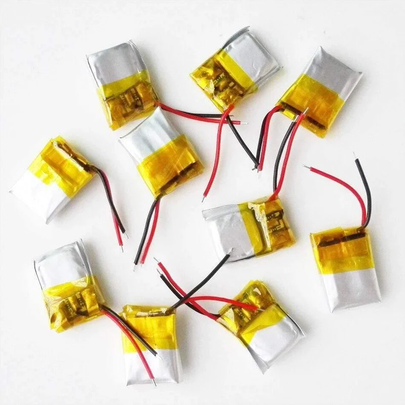 Großhandel 10 Stück 3.7V 30mAh 301012 Akku Lithium-Polymer Li-Ionen-Akku für Mp3 Mp4 PAD DVD DIY Bluetooth