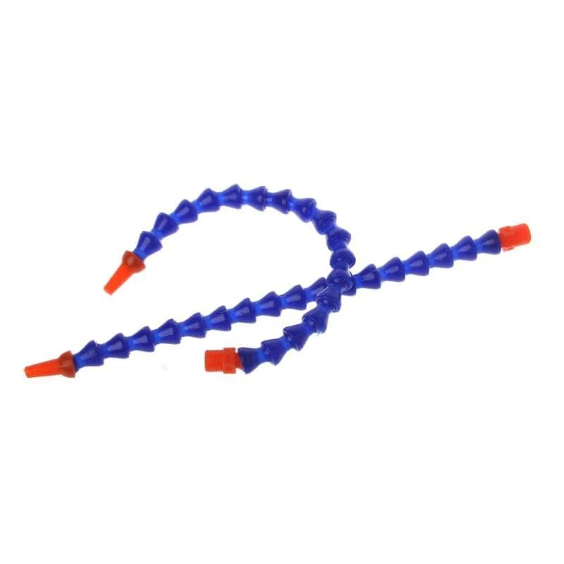 10 Stück runde Düse 1 / 4PT flexibler Ölkühlmittelrohrschlauch Blau Orange