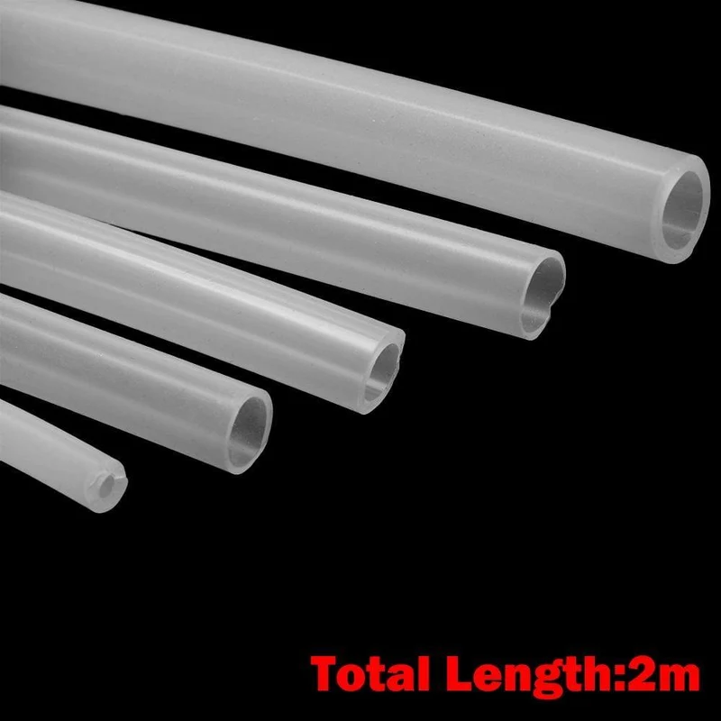 Flexibler PVC-Schlauch Klarer Kunststoffschlauch Rohr Kraftstoff Wasser Auto Aquarien Luft Wärme Silikonschlauch Schrumpfschlauchverbinder Reparatur