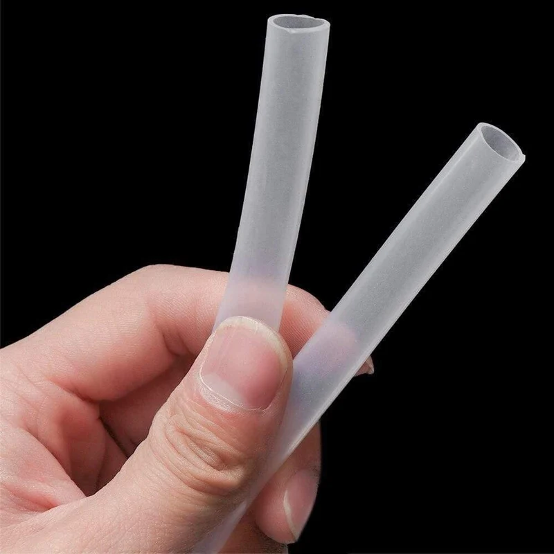 Flexibler PVC-Schlauch Klarer Kunststoffschlauch Rohr Kraftstoff Wasser Auto Aquarien Luft Wärme Silikonschlauch Schrumpfschlauchverbinder Reparatur