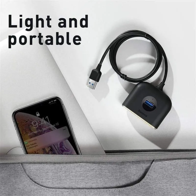 Baseus USB HUB USB 3.0 HUB Typ C HUB zu USB 3.0 für MacBook Pro Air 2020 USB 2.0 HUB LED USB Splitter für Huawei Notebook HUB