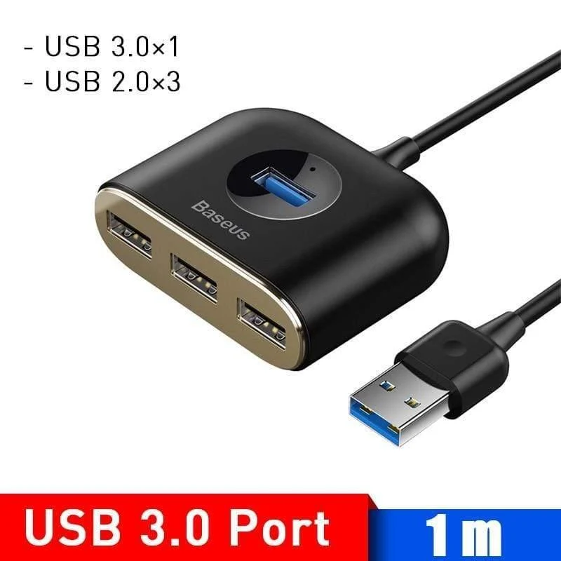 Baseus USB HUB USB 3.0 HUB Typ C HUB zu USB 3.0 für MacBook Pro Air 2020 USB 2.0 HUB LED USB Splitter für Huawei Notebook HUB