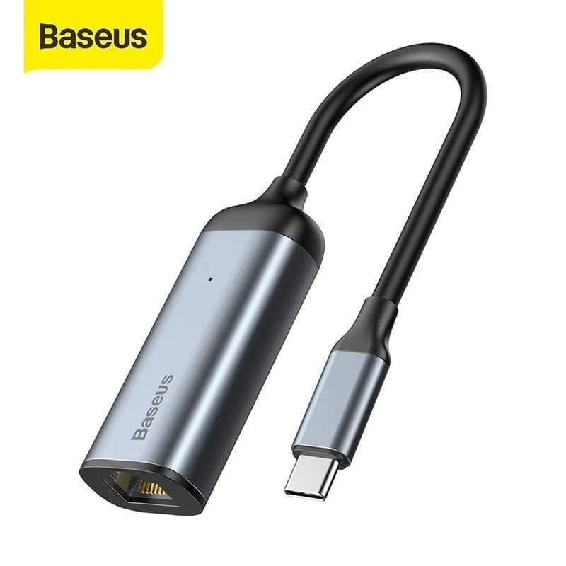 Baseus USB C Ethernet USB Typ C zu RJ45 HUB Adapter für MacBook Pro Xiaomi Mi Box 3 / S Samsung S10 S9 Netzwerkkarte USB Lan (1000 Mbit / s Lan)