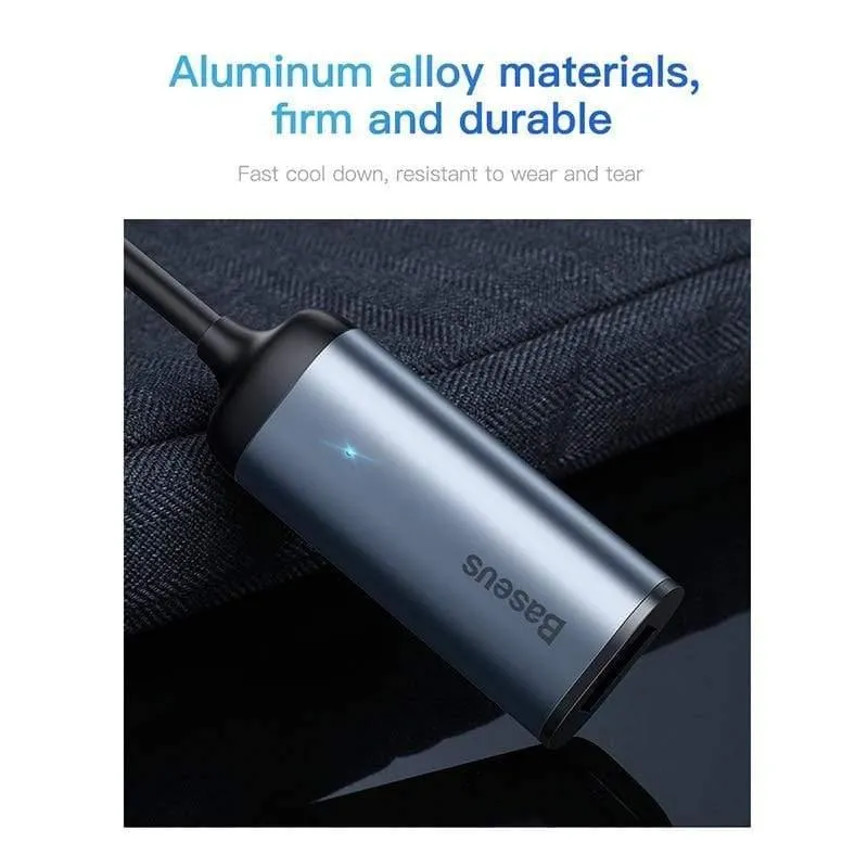 Baseus USB C Ethernet USB Typ C zu RJ45 HUB Adapter für MacBook Pro Xiaomi Mi Box 3 / S Samsung S10 S9 Netzwerkkarte USB Lan (1000 Mbit / s Lan)