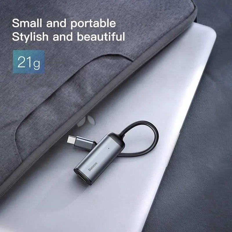 Baseus USB C Ethernet USB Typ C zu RJ45 HUB Adapter für MacBook Pro Xiaomi Mi Box 3 / S Samsung S10 S9 Netzwerkkarte USB Lan (1000 Mbit / s Lan)