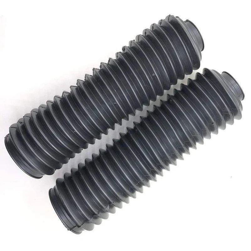 1 Paar 220 x 37 mm Motorrad Vorderradgabel Stoßdämpferabdeckung Gummi Motorcross Gabel Gamaschen Stiefel Roller Schutz Teile