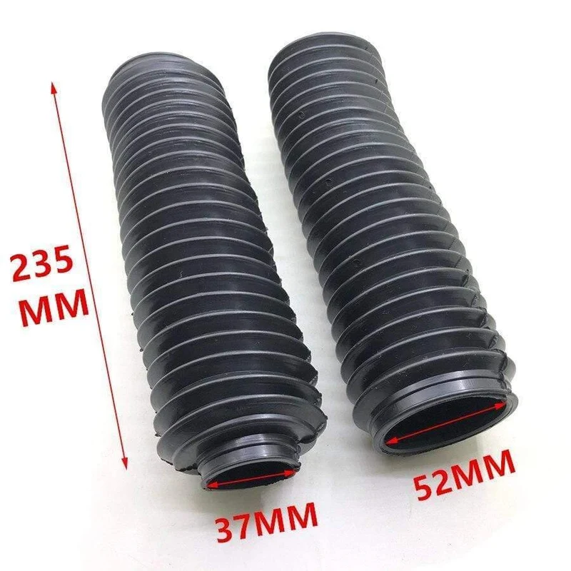 1 Paar 220 x 37 mm Motorrad Vorderradgabel Stoßdämpferabdeckung Gummi Motorcross Gabel Gamaschen Stiefel Roller Schutz Teile
