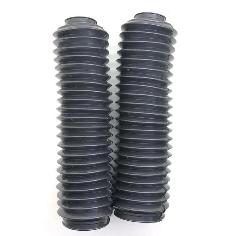 1 Paar 220 x 37 mm Motorrad Vorderradgabel Stoßdämpferabdeckung Gummi Motorcross Gabel Gamaschen Stiefel Roller Schutz Teile