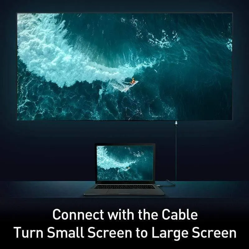 Baseus Displayport zu HDMI Kabel 4K 60Hz DP zu HDMI Kabel Für Laptop Projektor TV Display Port HDMI Kabel