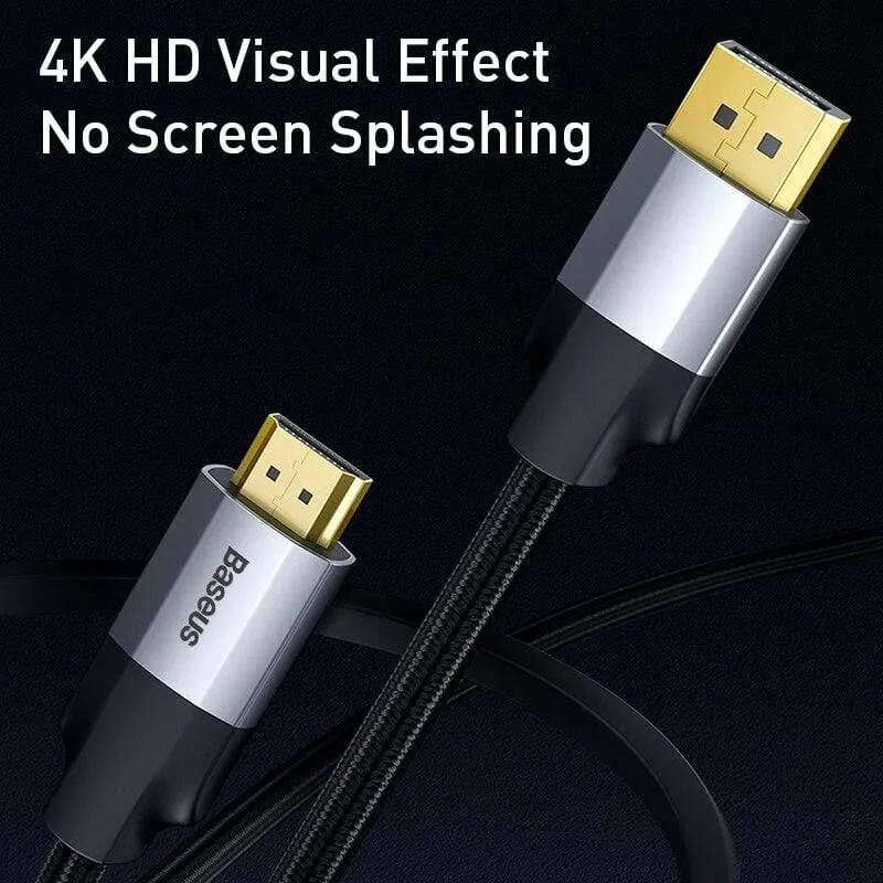Baseus Displayport zu HDMI Kabel 4K 60Hz DP zu HDMI Kabel Für Laptop Projektor TV Display Port HDMI Kabel