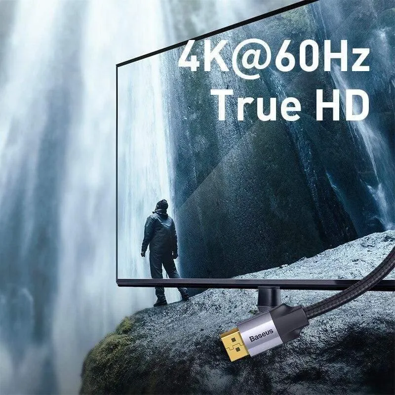 Baseus Thunderbolt zu HDMI-Kabel Mini DisplayPort DP-Anschluss zu HDMI 4K 60HZ Adapterkabel Für Macbook Air Dell Laptop