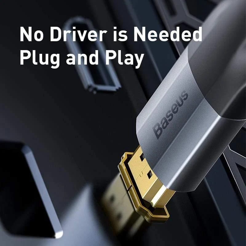 Baseus Thunderbolt zu HDMI-Kabel Mini DisplayPort DP-Anschluss zu HDMI 4K 60HZ Adapterkabel Für Macbook Air Dell Laptop