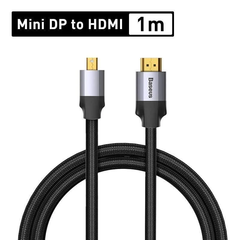 Baseus Thunderbolt zu HDMI-Kabel Mini DisplayPort DP-Anschluss zu HDMI 4K 60HZ Adapterkabel Für Macbook Air Dell Laptop