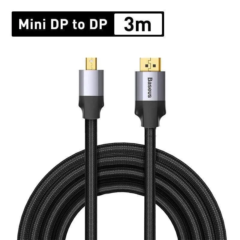 Baseus Thunderbolt zu HDMI-Kabel Mini DisplayPort DP-Anschluss zu HDMI 4K 60HZ Adapterkabel Für Macbook Air Dell Laptop