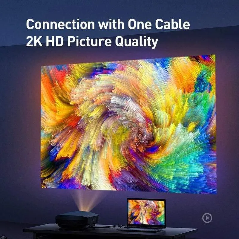 Baseus DVI-Kabel 2K DVI-D-Kabel DVI-Stecker auf DVI-Stecker für HDTV-Projektor Multimedia 24+1 DVI D Vedio Dual Link-Kabelleitung
