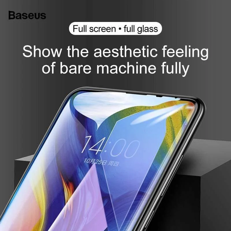Baseus 0.3 mm dünnes Schutzglas für Xiaomi Mix 3 Displayschutz 9H Kratzfestes Anti-Blau-gehärtetes Glas für Xiaomi Mix3