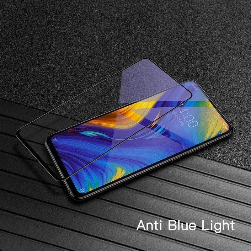 Baseus 0.3 mm dünnes Schutzglas für Xiaomi Mix 3 Displayschutz 9H Kratzfestes Anti-Blau-gehärtetes Glas für Xiaomi Mix3
