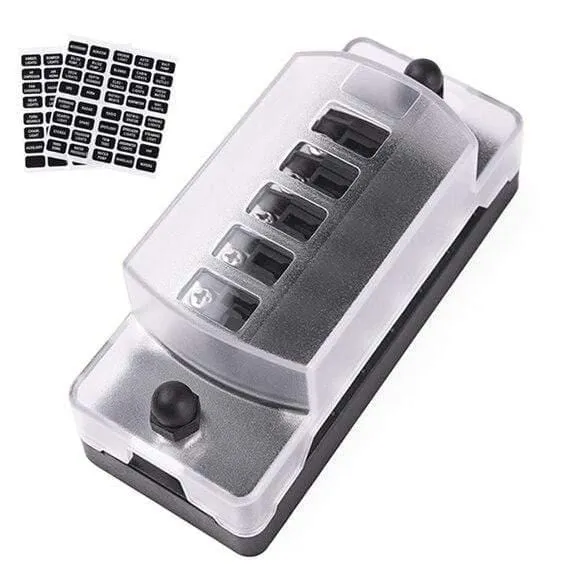 12V-32V 6-Wege 12-Wege Auto Lkw Fahrzeug Blade Fuse Block Automotive Universal Circuit Standard Terminal Sicherung Box Halter