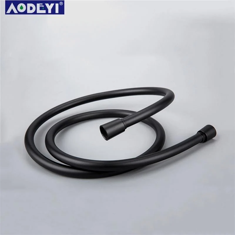 PVC-Hochdruck-Brauseschlauch aus glattem PVC in Silber und Schwarz für Bad, Handbrause, flexibler Duschschlauch, kostenloser Versand 11-088